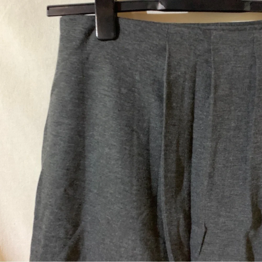 Banana republic // Grey faux wrap mini skirt size 2